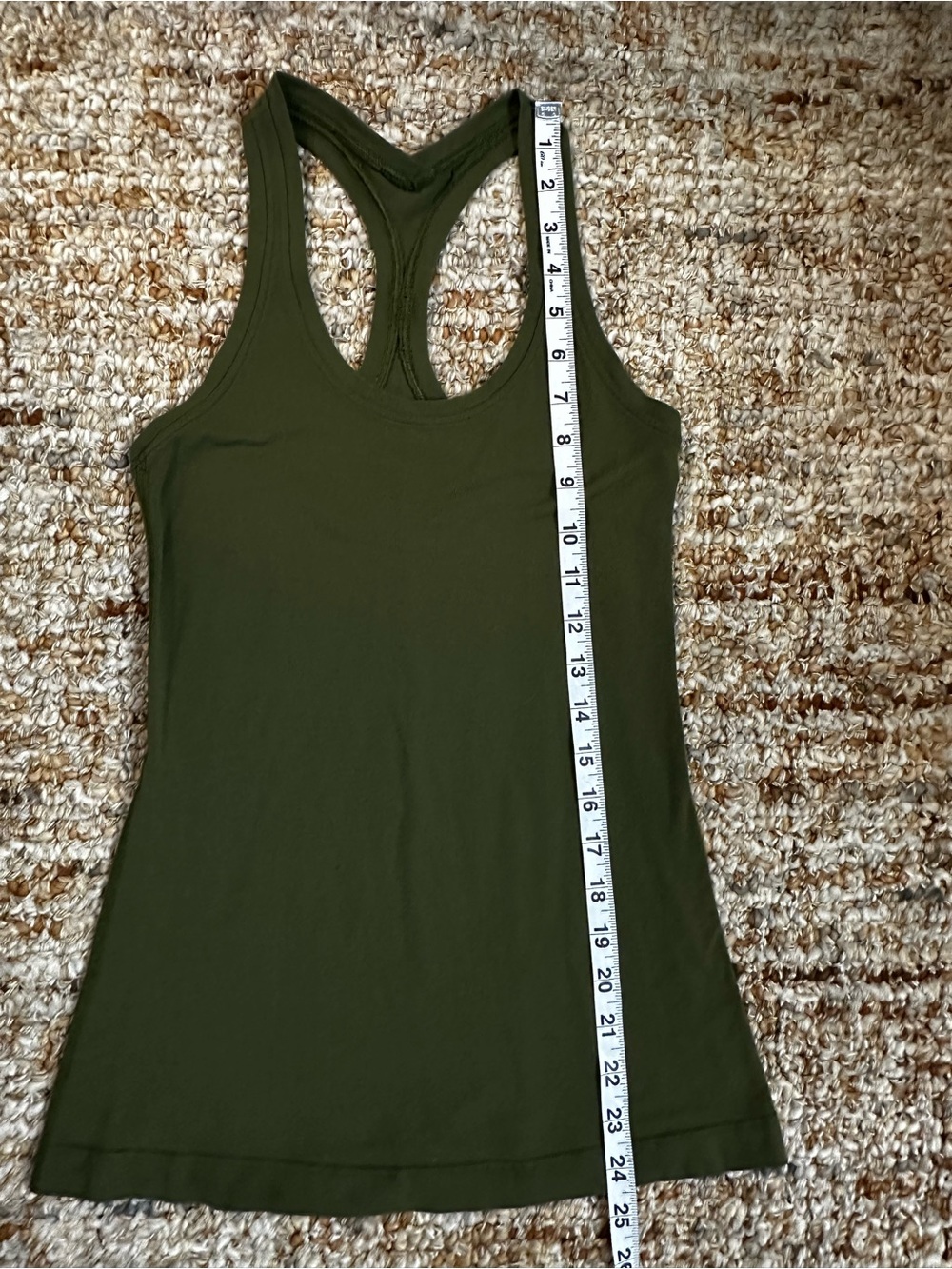 lululemon athletica Olive Green Racerback Tank Top - Picture 4 of 7